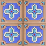Raised relief Spanish tile