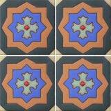 Raised relief Malibu tile pattern