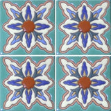 raised relief ceramic Mexican tile