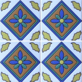 Malibu tile 4-tile pattern