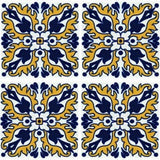 4 tile array decorative Mexican tile - Artega