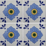 Four tile array Mexican Decorative Tile