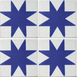 four tile array ceramic Mexican tile