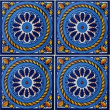 4 tile array decorative Moorish tile