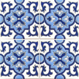 Raised relief Moorish tile