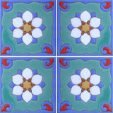 4-tile pattern mission style tile
