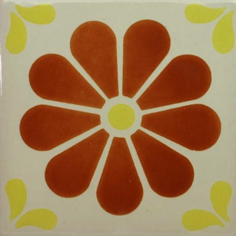 Porcelain Daisy tile for cold climate installations