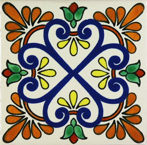 Porcelain decorative Mexican tile