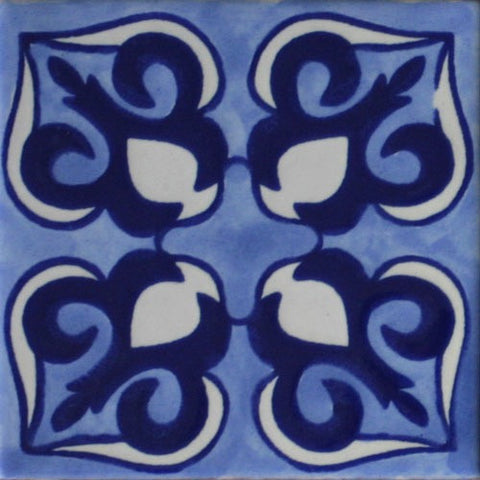 Ceramic decorative Mexican pool tile