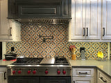 Prima Mexican Tile - Otono Azul Y Mostaza