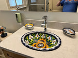 Traditional Mexican Sink-Alcatraz Girasol