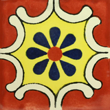 CLEARANCE - Traditional Mexican Tile - Arabesque Terra Cota - 6x6