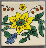CLEARANCE - FLORECE - CERAMIC MEXICAN TILE 4X4
