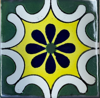 CLEARANCE - TRADITIONAL MEXICAN TILE - ARABESQUE VERDE 4x4