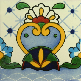 CLEARANCE - TRADITIONAL MEXICAN BORDER TILE - CISNE 6X6