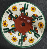CLEARANCE - Traditional Mexican Sink-Flor De Cactus - ROUND VESSEL