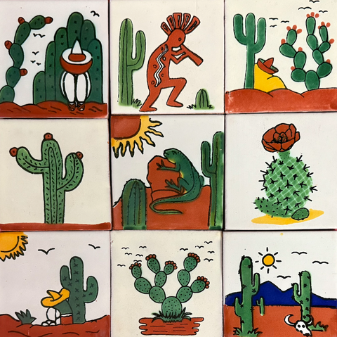 Southwest Mexican Talavera Tile Collection