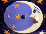 CLEARANCE - MEDIUM OVAL SINK - LUNA CON ESTRELLAS