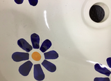 CLEARANCE - MEDIUM OVAL SINK - MARGARITA AZUL