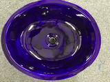CLEARANCE - AZUL COBALTO SINK - LARGE OVAL