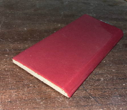 CLEARANCE - PRIMA MEXICAN TILE - SURFACE BULLNOSE - MAGENTA - LOT
