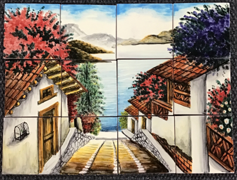 Mexican Style Mural - Michoacan