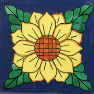 Porcelain Mexican Tile - Girasol VII
