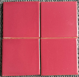 CLEARANCE - PRIMA MEXICAN TILE - MAGENTA - 4X4 LOTS