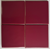 CLEARANCE - PRIMA MEXICAN TILE - MAGENTA - 4X4 LOTS