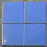 CLEARANCE - Ceramic Mexican Tile - Azul Claro - 4X4 TILES