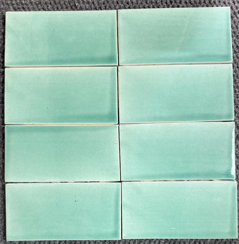 VERDE MAR DESLAVADO 3X6 CERAMIC TILE