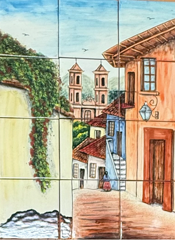 Mexican Style Mural - Callejuela