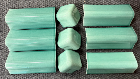 CLEARANCE - VERDE MAR DESLAVADO RAIL ANGLE TRIM LOT
