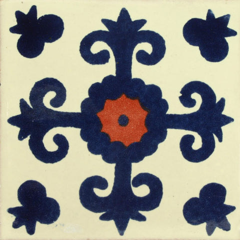 Traditional Decorative Mexican tile cross