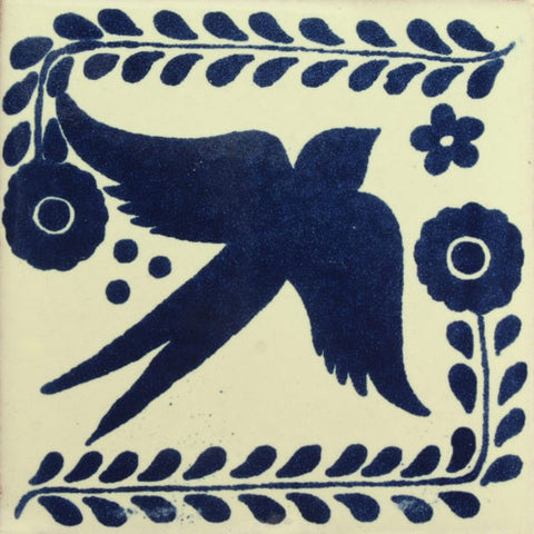 Traditional Decorative Mexican Bird Tile 