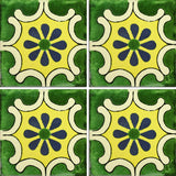 Traditional Mexican Tile - Arabesque Verde