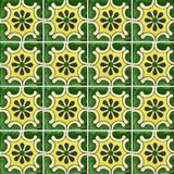 Traditional Mexican Tile - Arabesque Verde