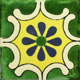 Traditional Mexican Tile - Arabesque Verde
