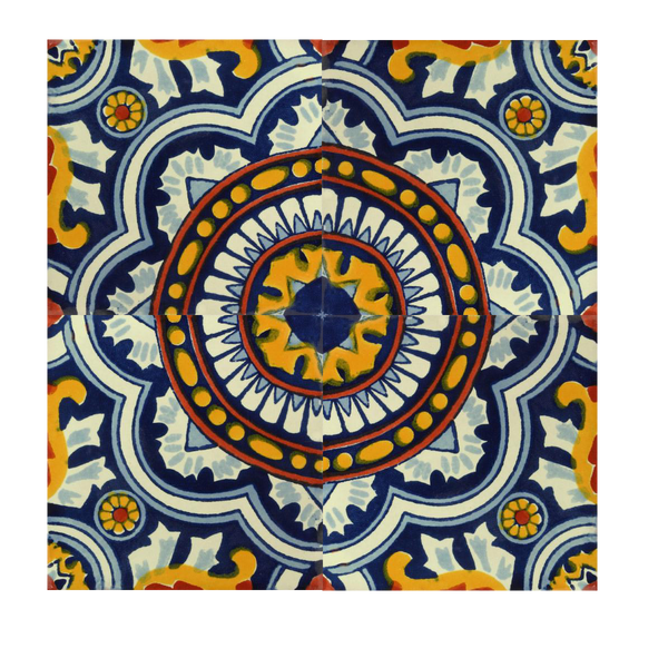 Traditional Mexican Tile - Rosario II – Mexican Tile Designs