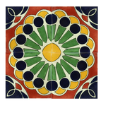 Traditional Mexican Tile - Siempre Viva