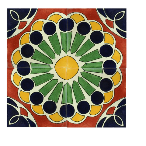 Traditional Mexican Tile - Siempre Viva – Mexican Tile Designs