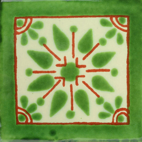 Traditional Decorative Mexican Tile - jardin 