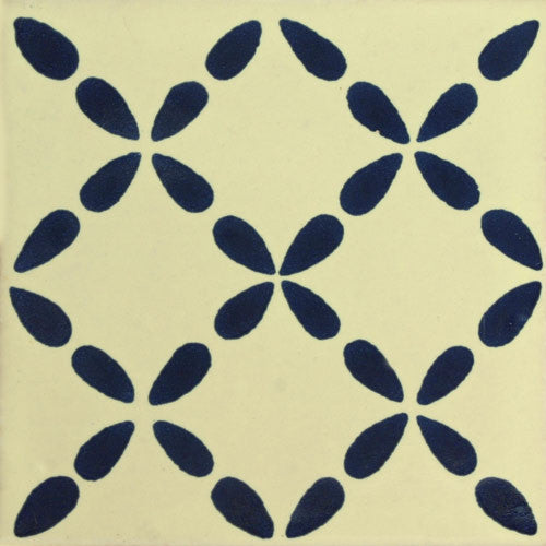 Traditional Mexican Tile - Clover – Mexican Tile Designs