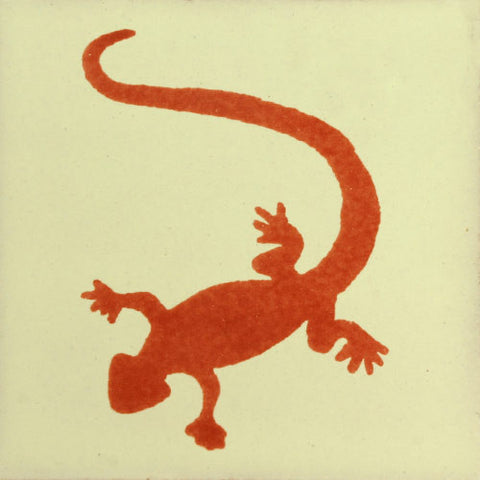 Traditional Decorative Mexican Tile - lizard