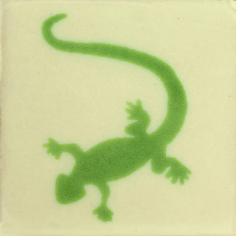 Traditional Decorative Mexican Tile - lizard