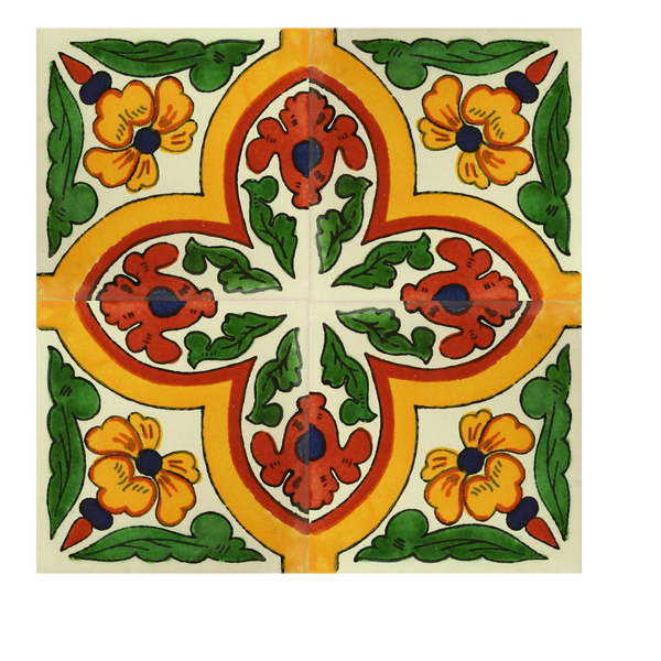 Traditional Mexican Tile - Primavera – Mexican Tile Designs