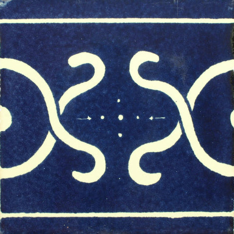 Mexican Tile-Border Decorative-Blue and White