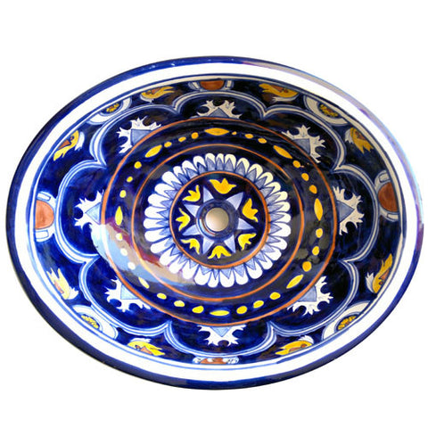 Traditional Mexican Sink-C rculos Azules