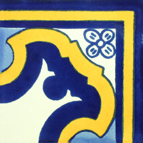 Mexican Tile-Border corner tile