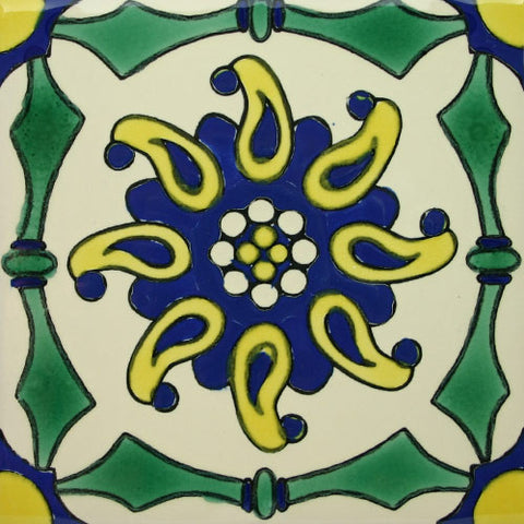 Especial ceramic Mexican decorative tile - escondido